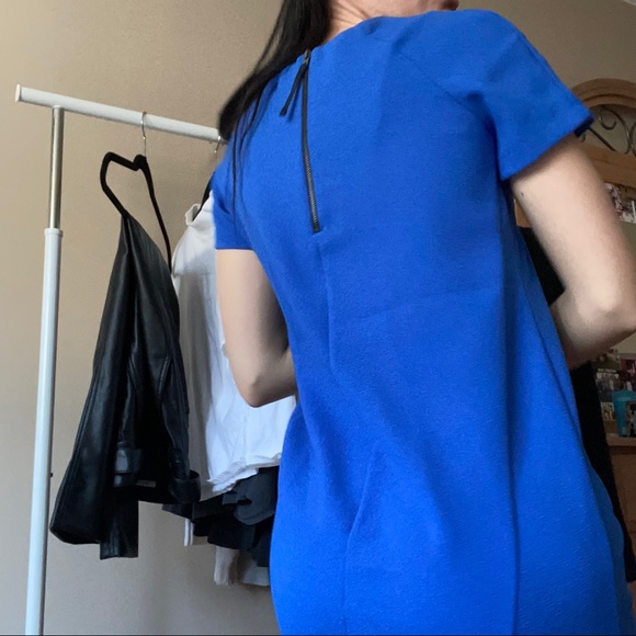 Royal Blue T-Shirt Dress - Picture 2 of 7